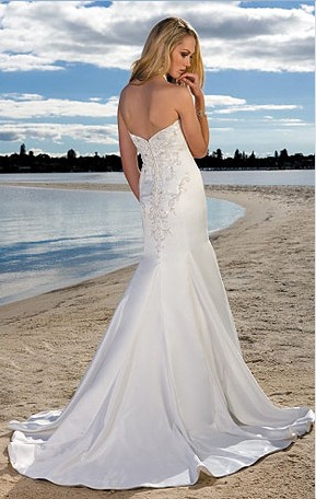 Orifashion HandmadeGraceful Beach Bridal Gown / Wedding Dress BE